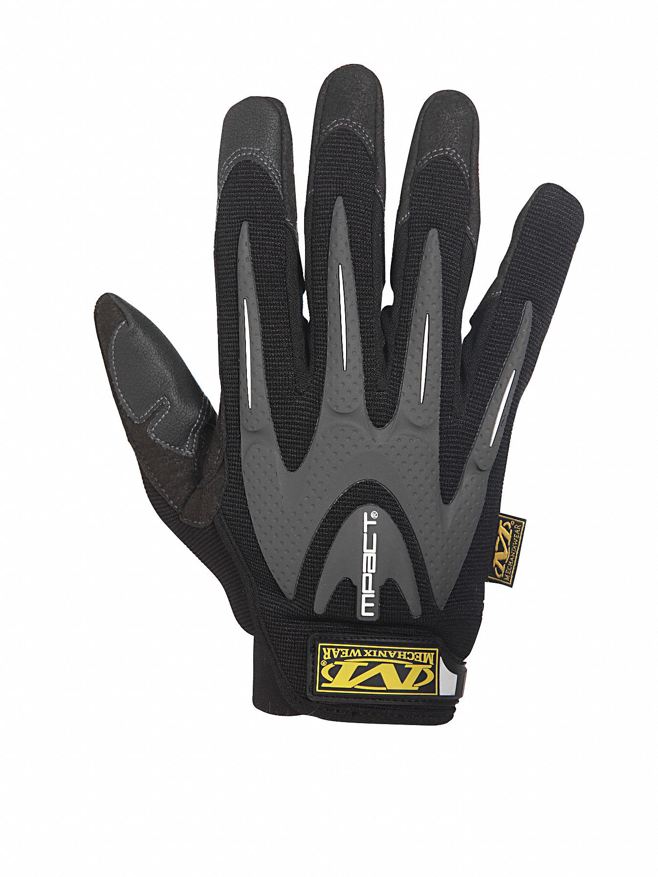 Anti-Vibration Gloves, L, Black, PR