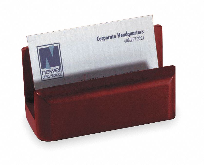 Business Card Holder, 50 Ct, Wood