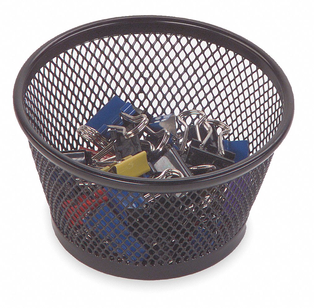 Jumbo Paper Clip Dish, Black