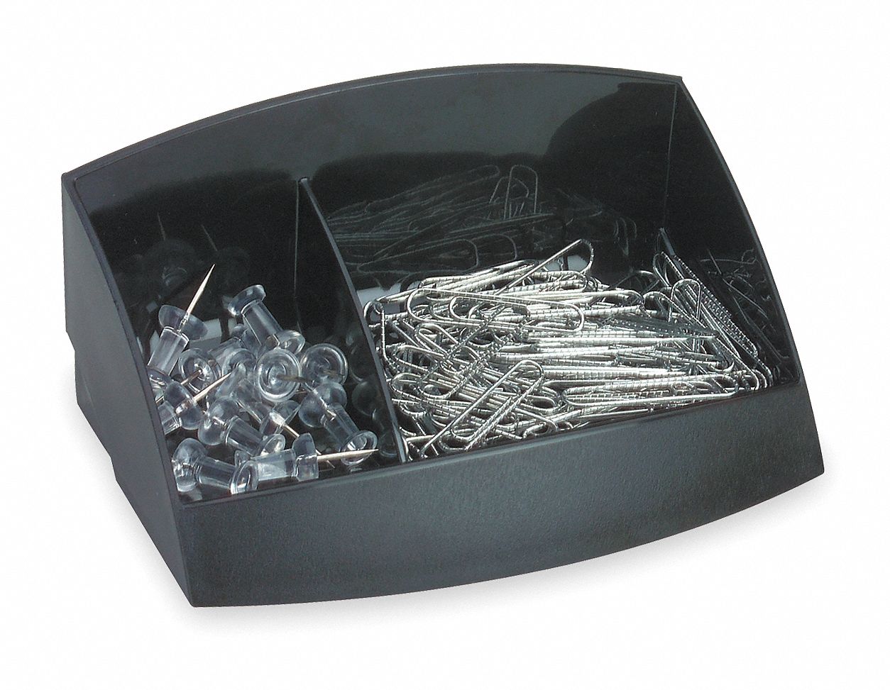 Paper Clip Dish, Blk, Recycled Plastic