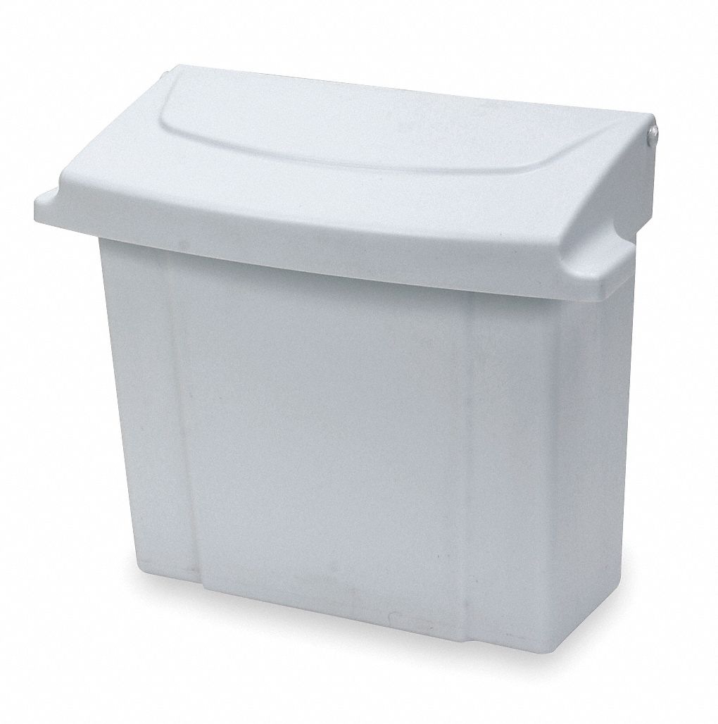 Sanitary Napkin Receptacle, White