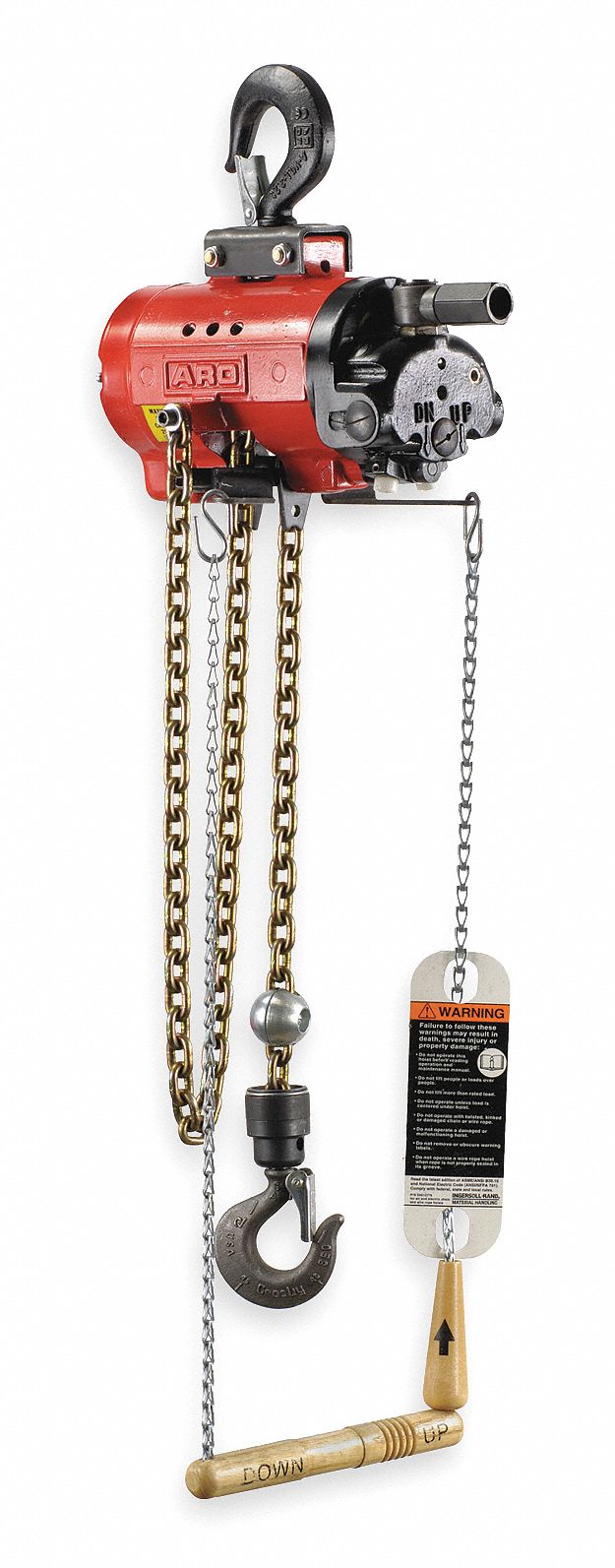 Air Chain Hoist, 550 lb. Cap., 10 ft. Lift