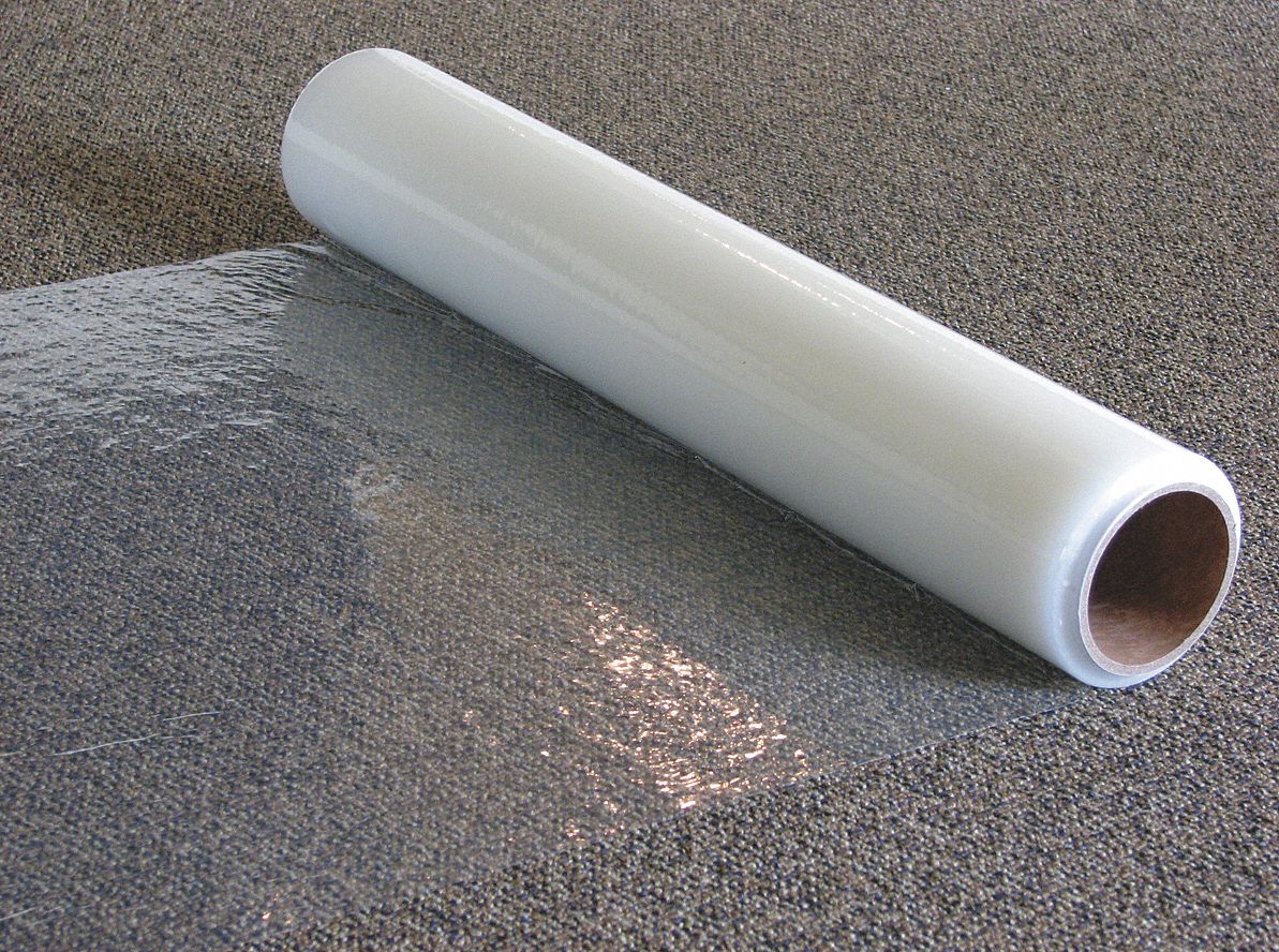 Carpet Film, Width 36 In, Length 500 Ft