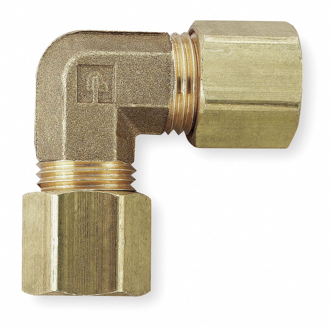 Union Elbow, 1/2 In, Tube, Brass, PK 10