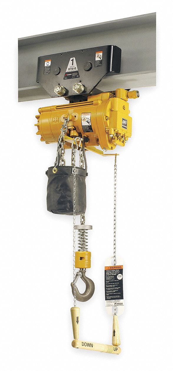 Air Chain Hoist, 550 lb. Cap., 10 ft. Lift