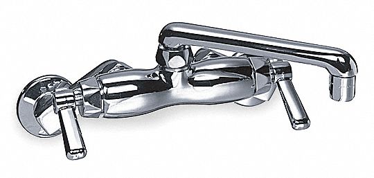 Faucet, Backmount, Two Handle Lever