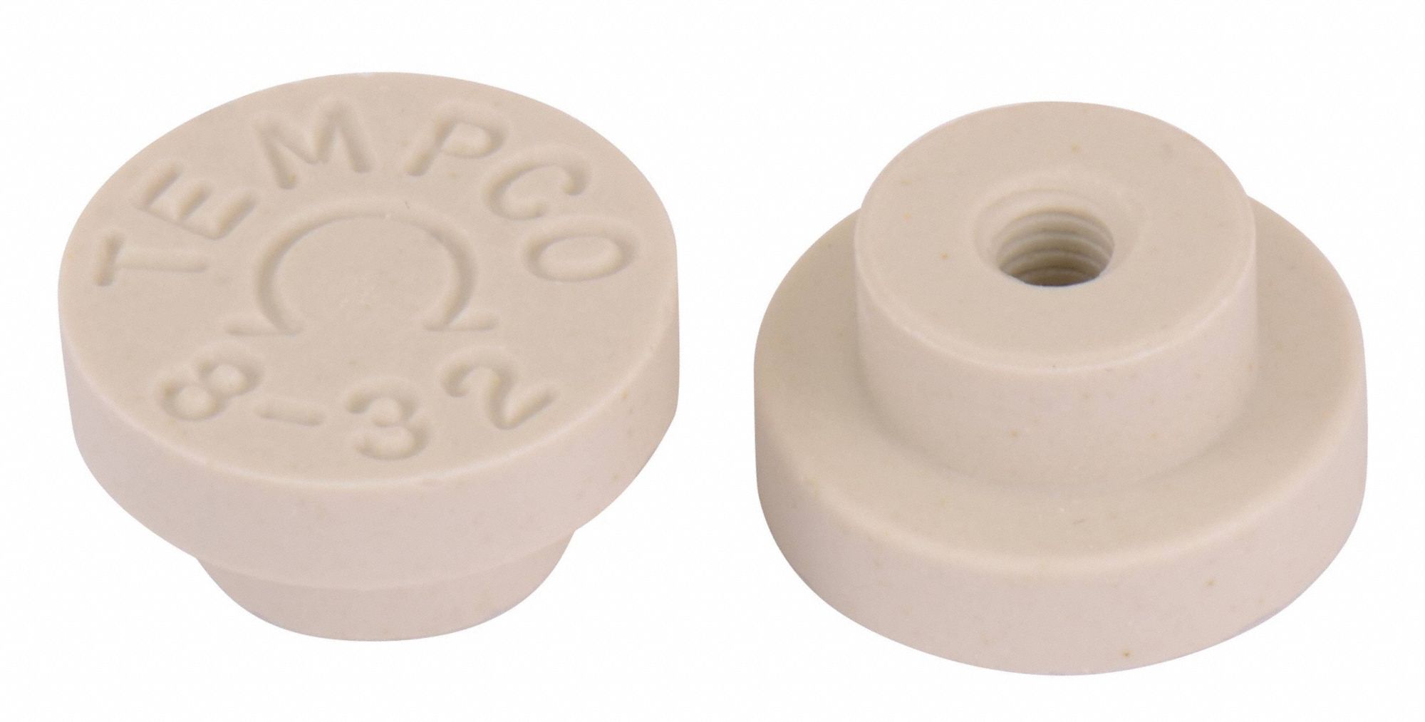 Ceramic Terminal Caps, 10-24Threads, PK10