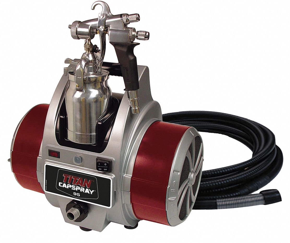 HVLP Paint Sprayer, 4 Stage, 1 qt.