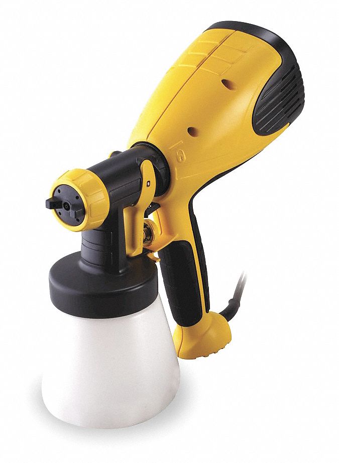 Hand Held HVLP Sprayer, Pressure Fed Cup