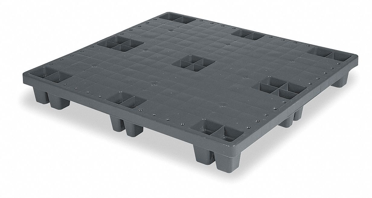 Recycled Plastic Pallet, 48x45, Nestable