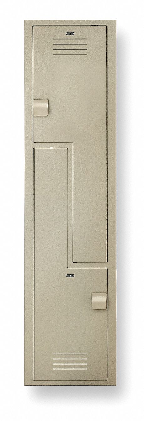 Assembled Plastic Z Locker, W18, D18, H72