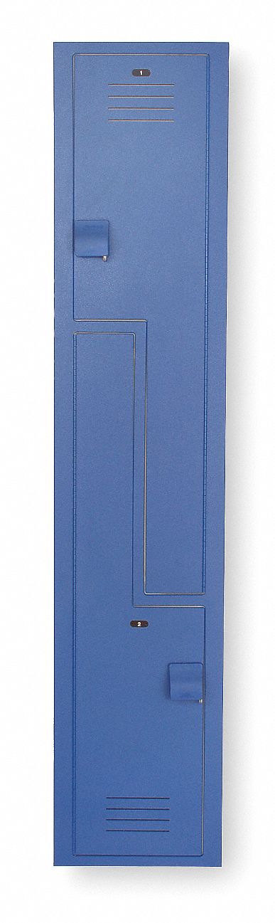 Assembled Plastic Z Locker, W15, D18, H60