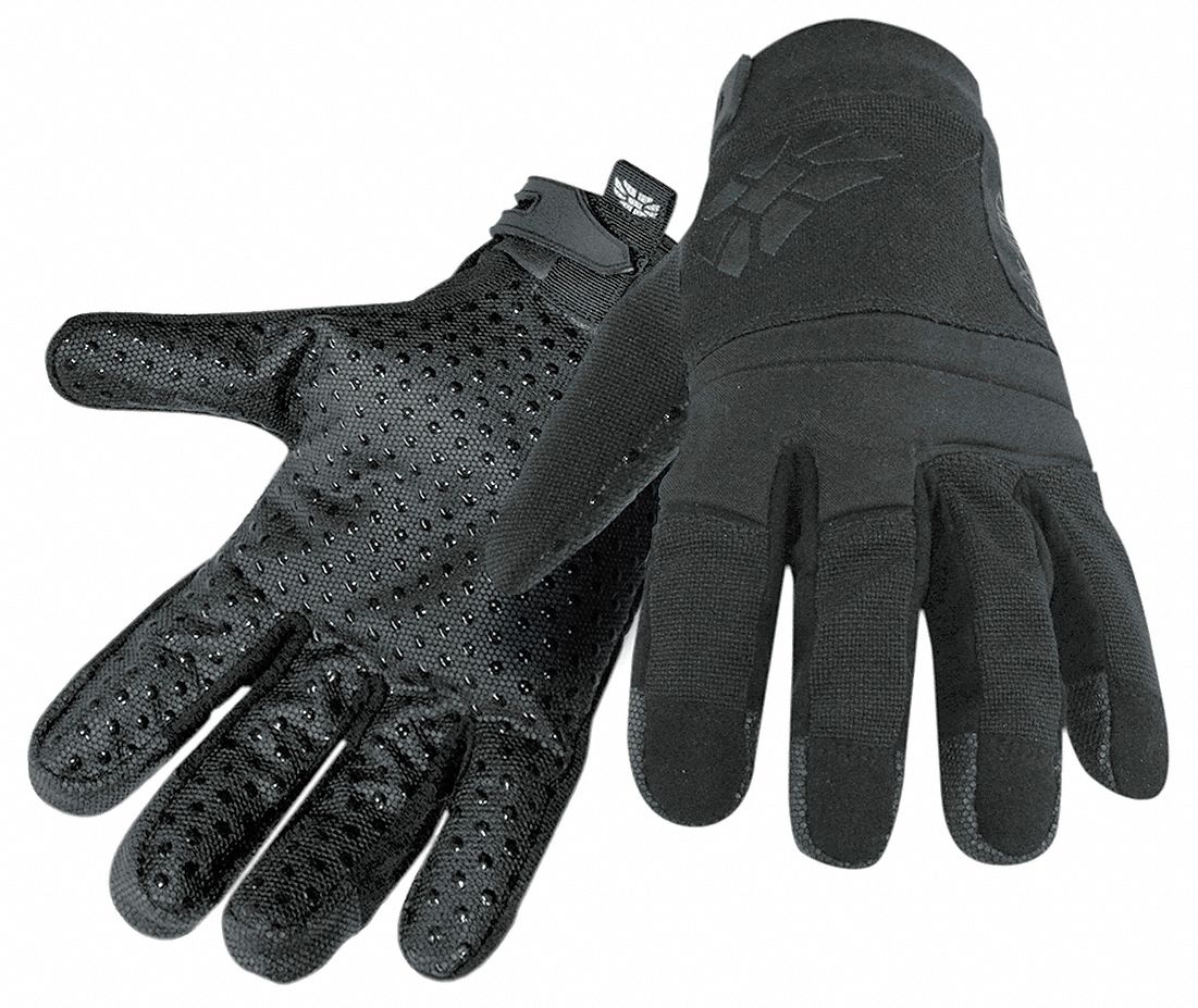 Cut Resistant Gloves, Black, S, PR