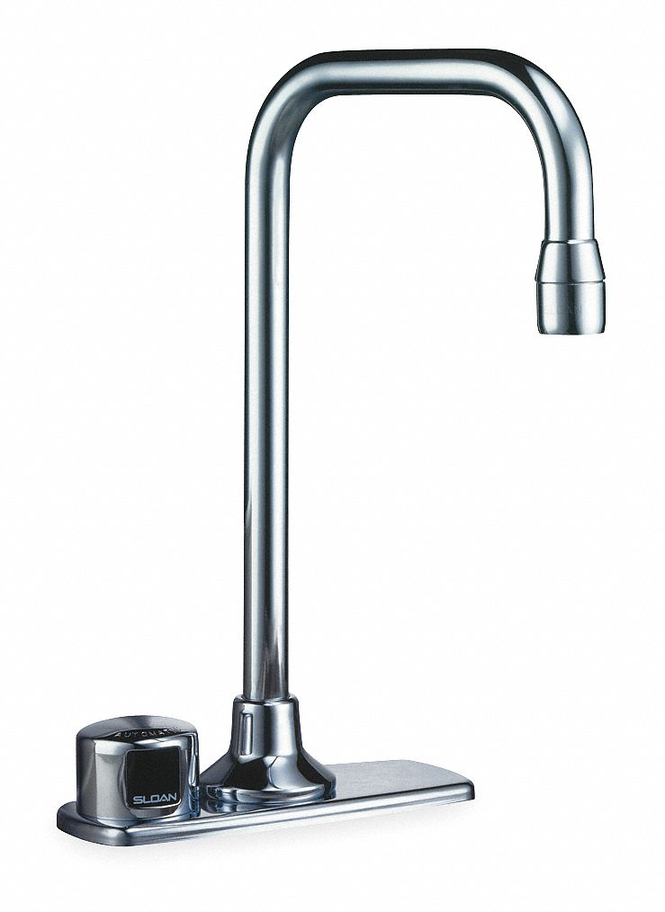 Electronic Lav Faucet, 6 In Spout, 24VAC