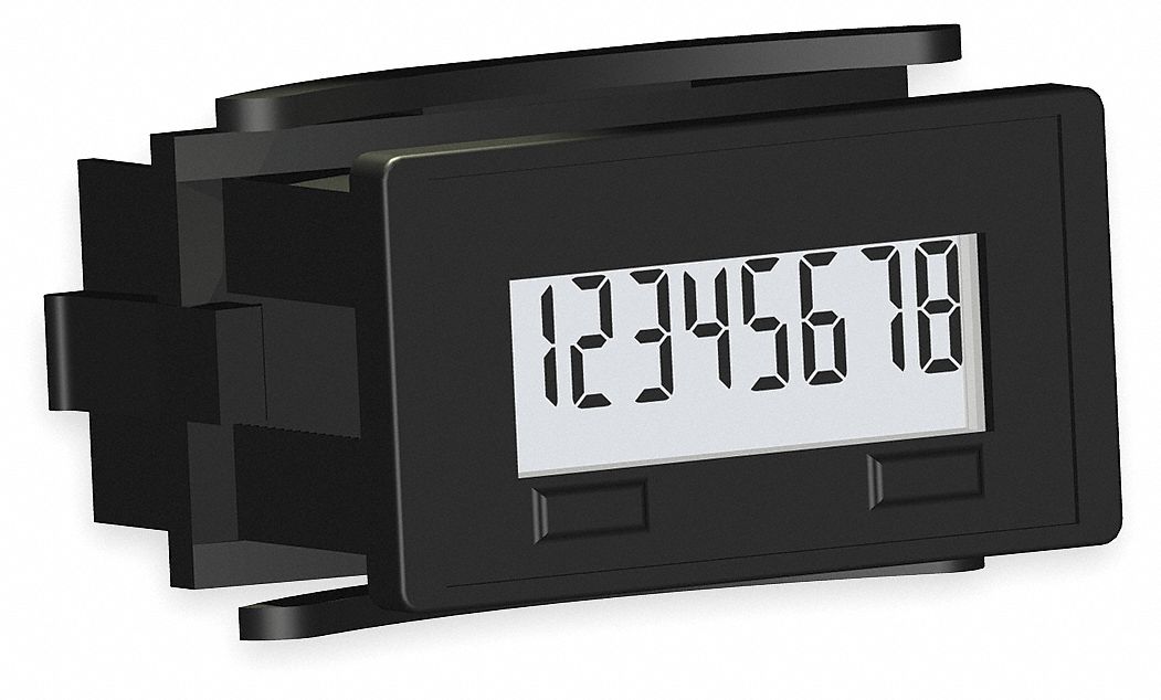 Counter, Electronic, 8 Digit, 20-300 VAC/DC
