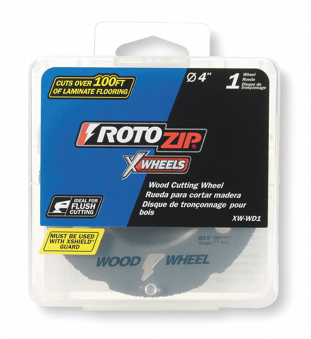 Flush Wood Cutting Wheel, Carbide Grit
