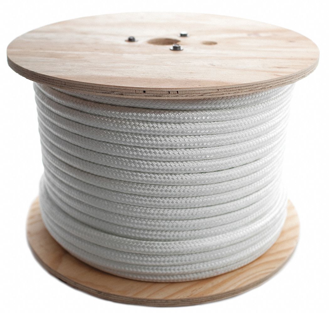 Rope, PES, Braided, 3/8 In. dia., 600 ft. L