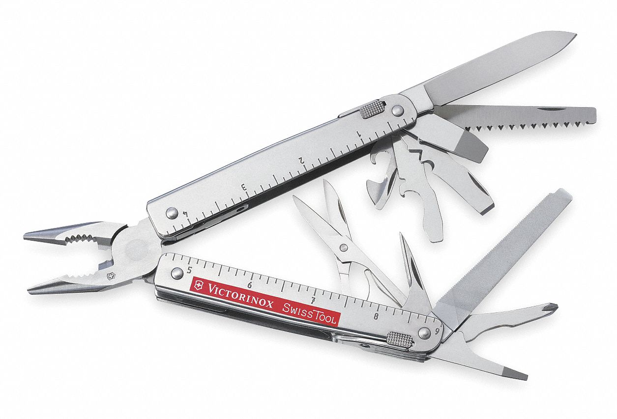 Multi-Tool, 24 Function, 4.5 In Closed