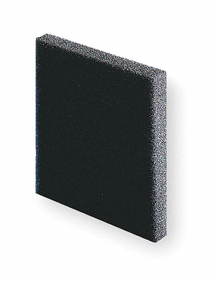 Filter Mat, Open Cell, Polyurethane, PK 3