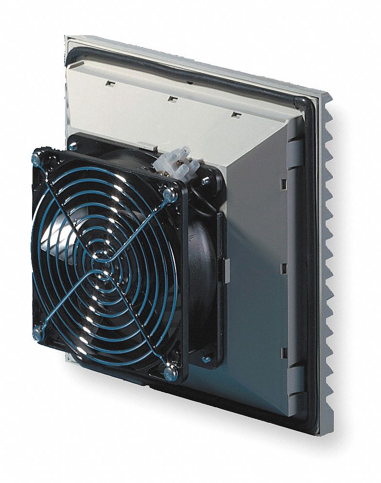 Axial Fan, 115VAC, 5-5/6In H, 5-5/6In W