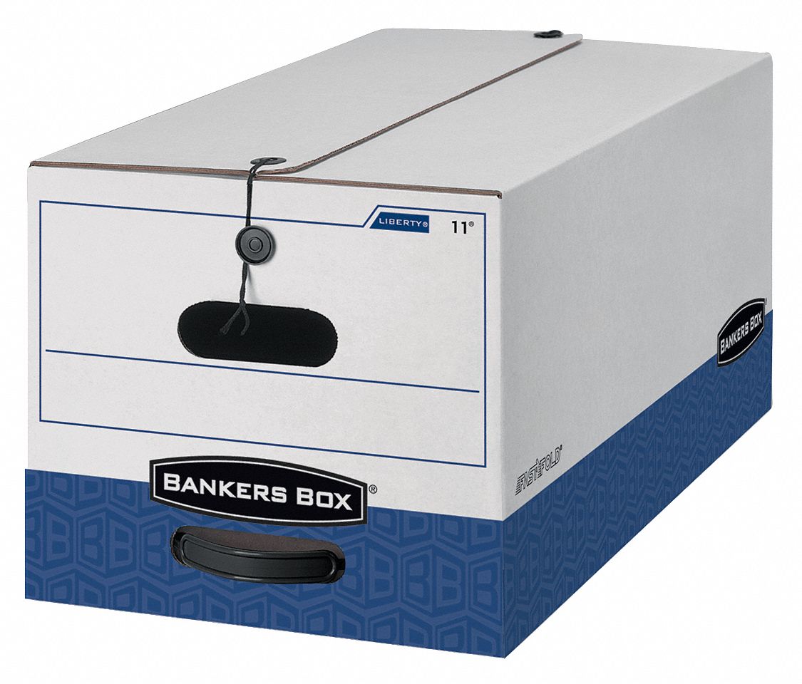 Banker Box, Lgl, String Button, PK12