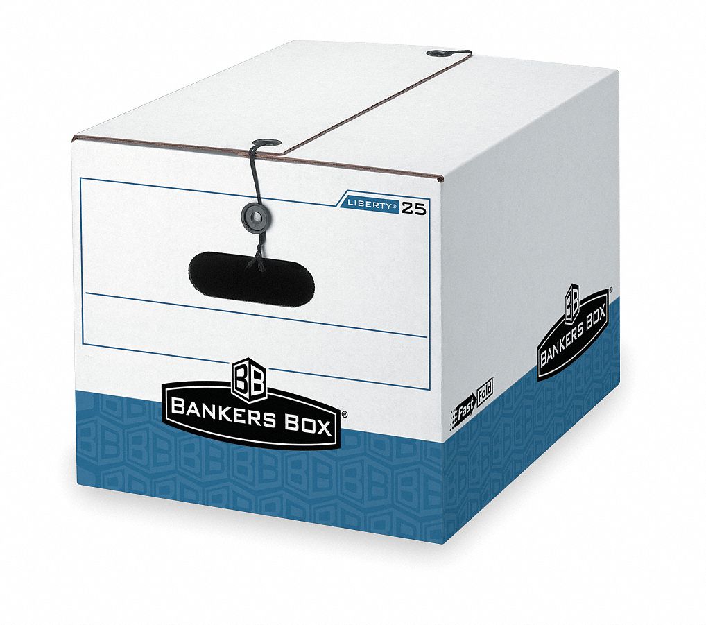 Banker Box, Ltr/Lgl, StringBttn, PK12
