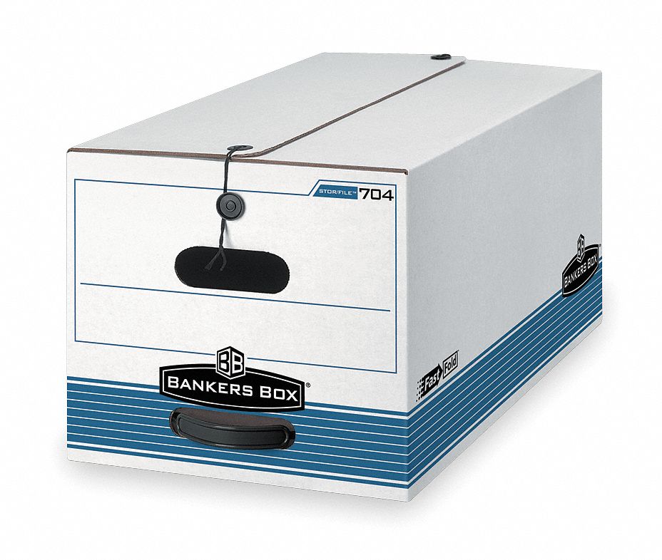 Banker Box, Ltr, 500Lb, Wht/Blu, PK12