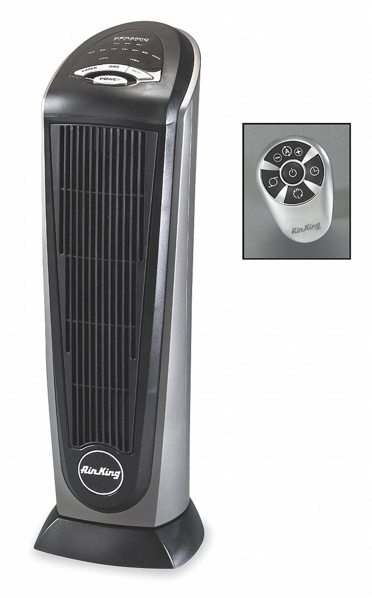 Electric Pedestal Heater, Fan Forced, 120V
