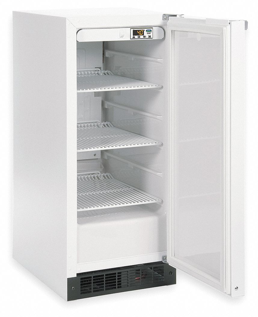 Refrigerator, 115 V, Digital, Solid Door