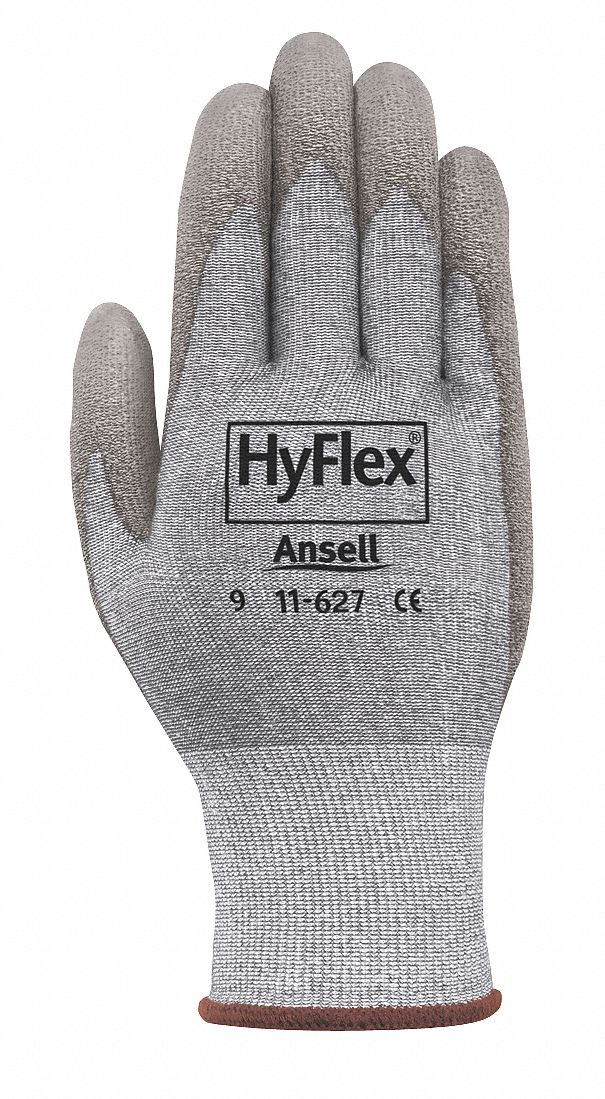 Cut Resistant Gloves, Gray, XL, PR