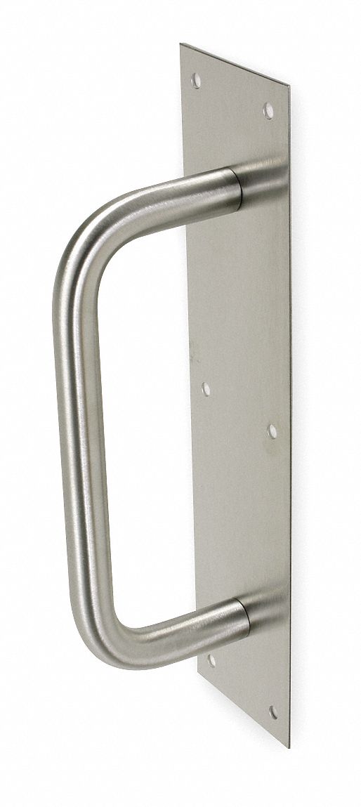 Pull Plate, Barrier-Free, Dull 304, 4 x16