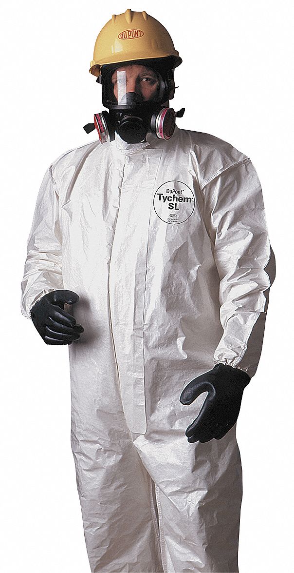 Hooded Tychem(R) SL, Elastic, 3XL, PK 6