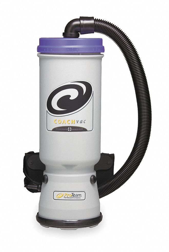 Backpack Vac, 7.5 A, 120 V, 124 CFM
