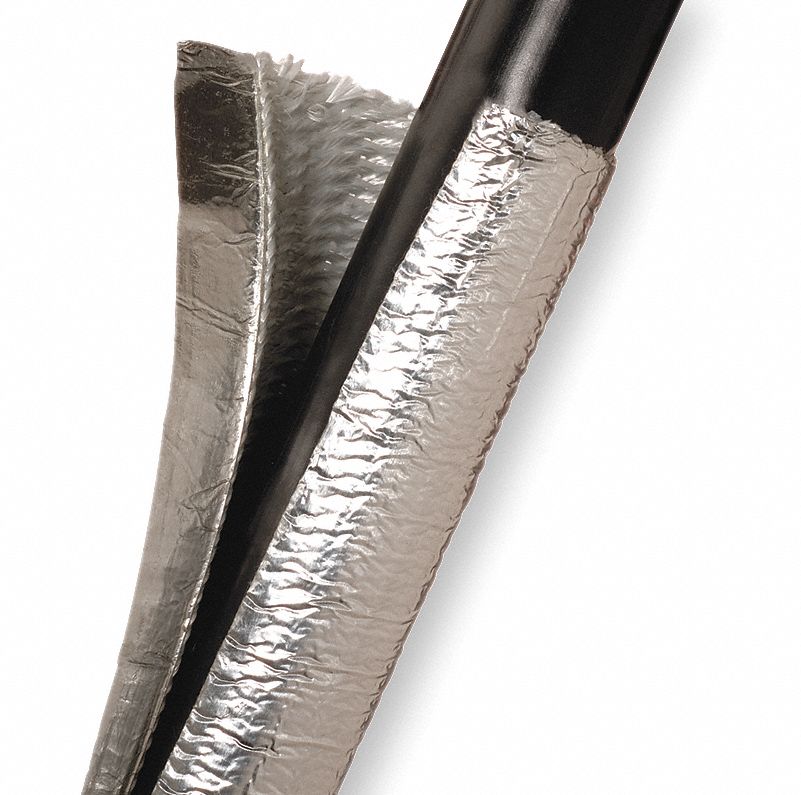 Sleeving, 3/4 In Wrap Aluminized, 4 Ft