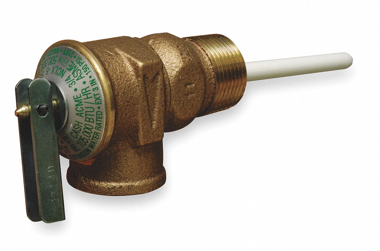 T and P Valve, Residential, 3/4In, M x FNPT