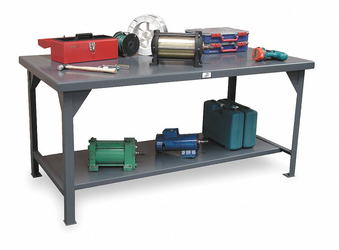 Workbench, 72W x 36D x 29-3/8to36-7/8In H