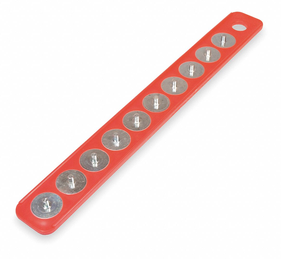 Magnetic Socket Holder, 1/4 In, w/10 Pegs
