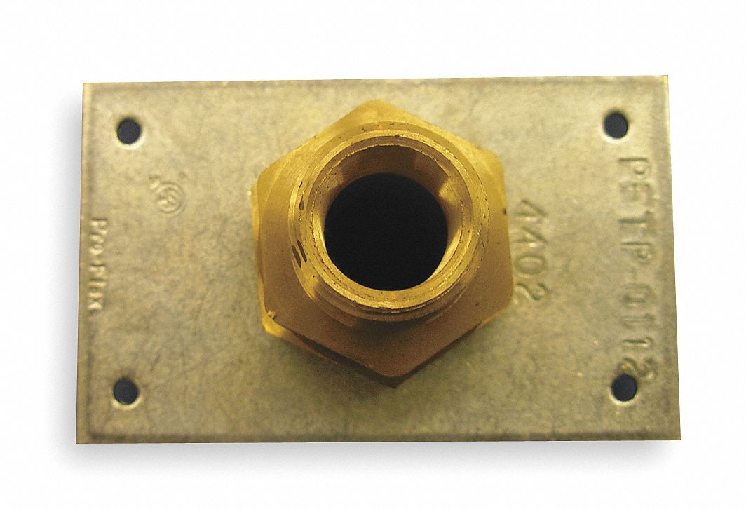 Termination Plate, Tube Size 3/4 In, Pk 6