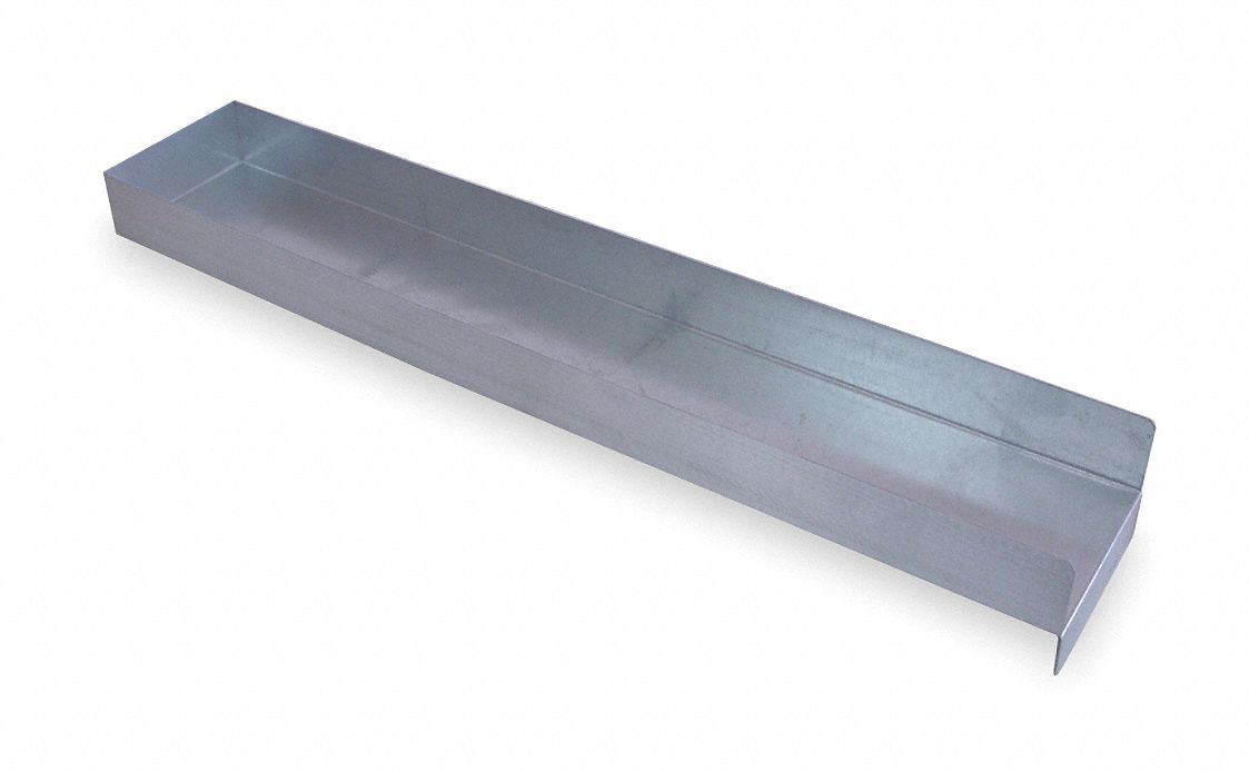 Shelf Divider, 2 In. H, 5 In. W, 27 In. D