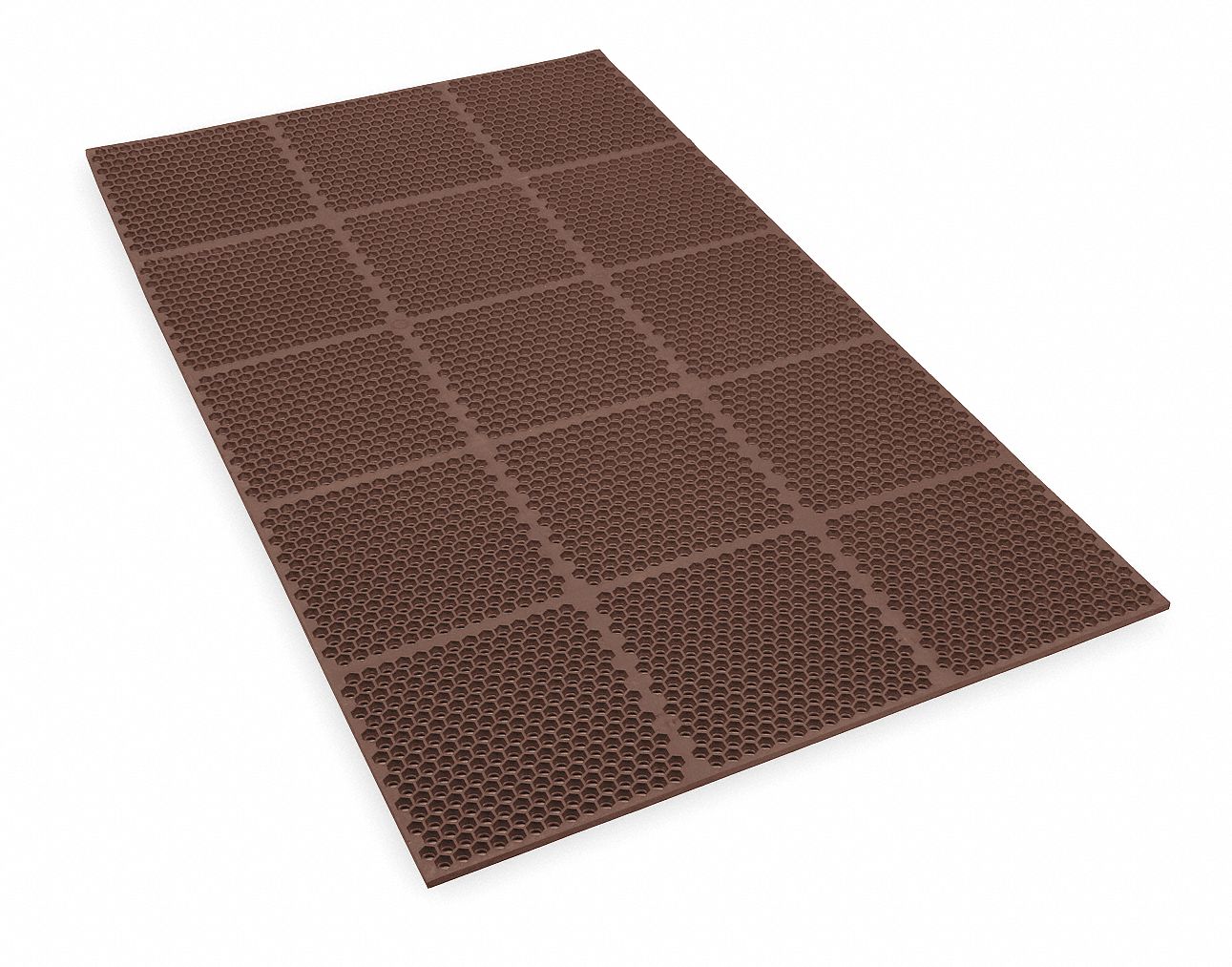 Kitchen Mat, 3 x 6 Ft, Brown