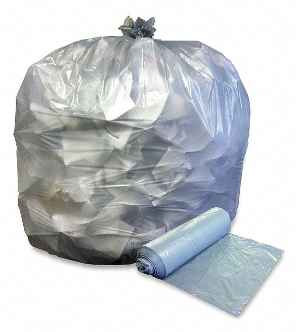 Coreless Roll Liners, 33 Gal., Ntrl, PK250
