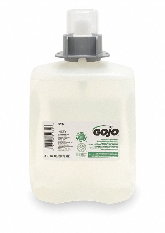 Foam Soap Refill, Size 2000mL, Black, PK 2