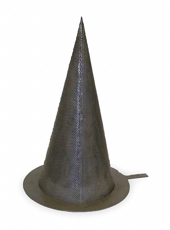 Temporary Strainer, Cone Style, 1 1/2 In