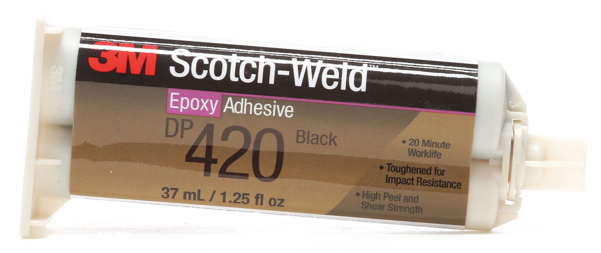 Epoxy Adhesive, Black, 37mL, Duo-Pak