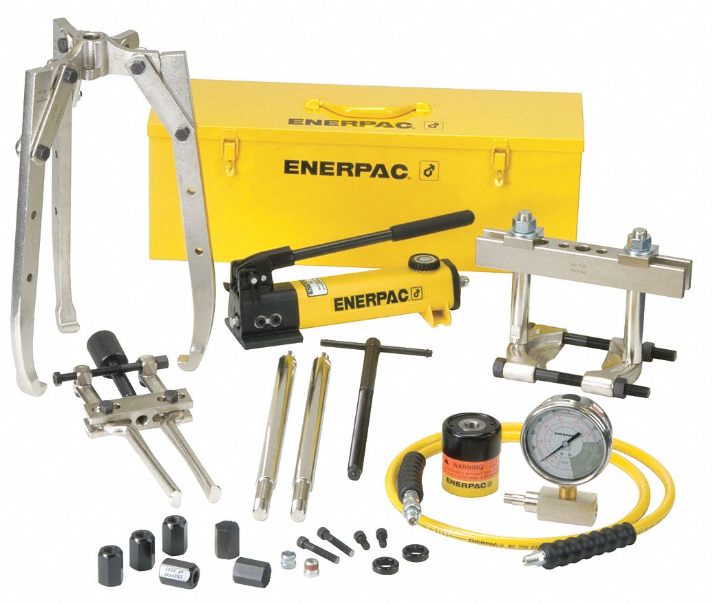 Hydraulic Puller Set, 30 Ton Cap, 11 PC