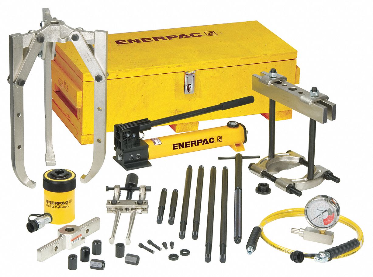 Hydraulic Puller Set, 20 Ton Cap, 11 PC