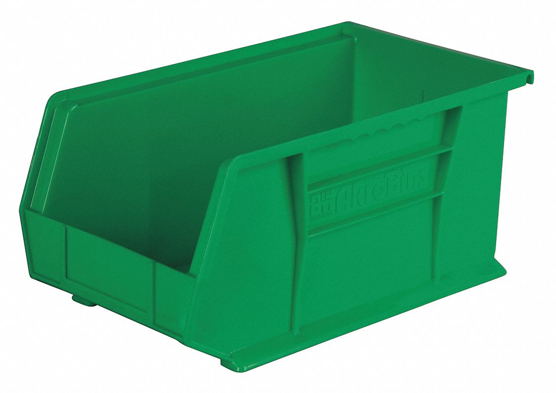 Stack & Hang Bin, 10-7/8 x 5-1/2 x 5, Grn