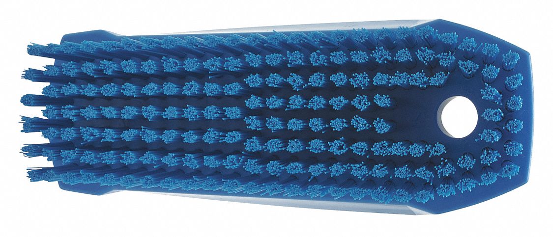 Nail Brush, Blue, 45/64 Trim L, PET