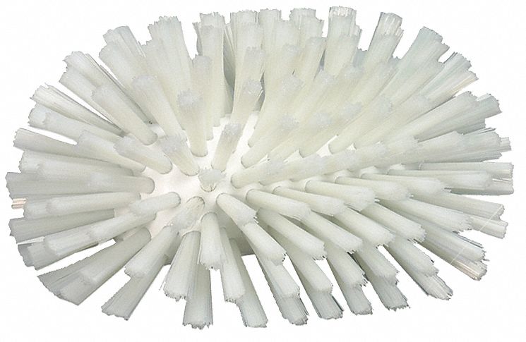 Tank Brush, White, 1-1/2 Trim L, PET