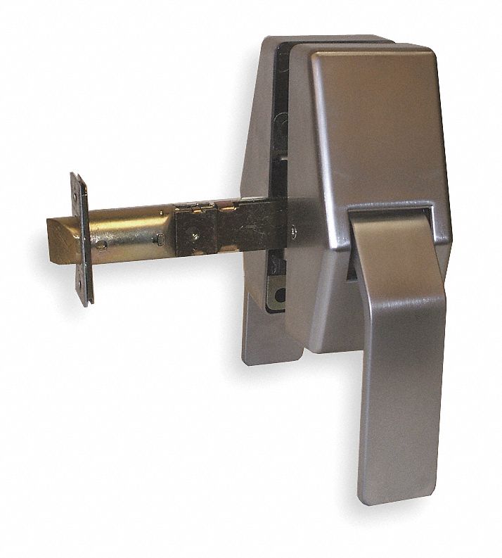 Push/Pull Latch, Chrome, Backset 5 In